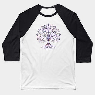 Graffiti Wall Tree Baseball T-Shirt